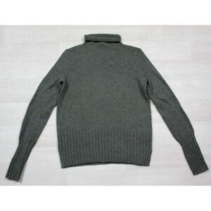 Madewell Sweater Size (XS) Womens Green Donegal Inland Turtleneck Coziest Yarn